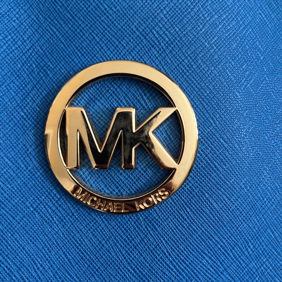 Great Condition Blue Michael Micheal Kors tote - Picture 3 of 10